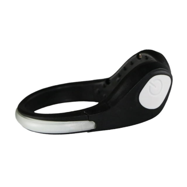 S SERENABLE Lumière LED pour Chaussures Clip Réglable pour Cyclisme Vélo Jogging Blanc