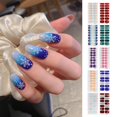 thumbnail image 2 of LUVCLS Pegatinas de uñas con degradado Pegatinas completas Dopamina de verano Pequeñas pegatinas de uñas frescas y, 2 of 7