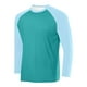 thumbnail image 1 of pstuiky Camisas casuales de manga larga para hombre, Camisa deportiva transpirable de manga larga raglán con cuello redondo para hombre, de color sólido salir tops s, 1 of 2