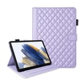 thumbnail image 3 of for Samsung Galaxy Tab A8 10.5 inch Release 2022 (SM-X200/SM-X205) Case, Rhombus Pattern Multiple Viewing Angles Stand Slim Folio Cover (Purple), 3 of 6