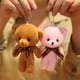 thumbnail image 4 of New Color Teddy Bear Dolls 12cm Soft Stuffed Animals Bear Plush Toy Pendent Cute Cute Girl Keychain Wedding Children Party Gifts, 4 of 5
