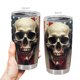 thumbnail image 3 of Taza Tumbler Oasisdream de acero inoxidable de 600 ml con estampado de calaveras, 3 of 6