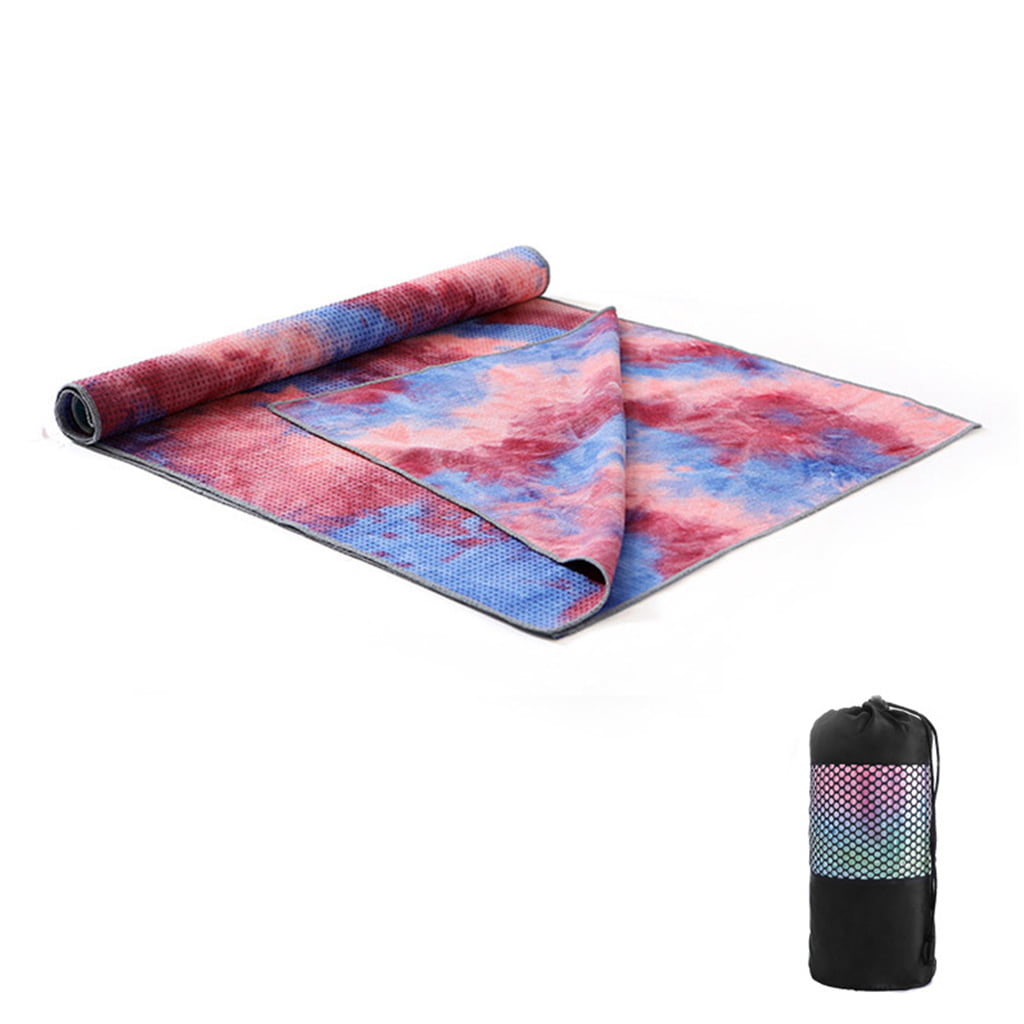 Non Slip Yoga Mat Towel Fitness Sports Printed Blanket Carpet 72x25'' 