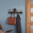 thumbnail image 2 of DRAKESTONE Mid-Century Coat Rack w/ 5 Wooden Hooks - Black, 2 of 6