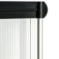 thumbnail image 2 of 80"x40" Window Door Awning Canopy, Polycarbonate Cover Entry Door Outdoor Window Awning Exterior, UPF 50+, Front Door Overhang Awning for Sun Shutter Silver & Black, 2 of 15