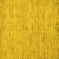thumbnail image 1 of Ahgly Company Machine Washable Indoor Square Solid Yellow Modern Area Rugs, 7' Square, 1 of 4