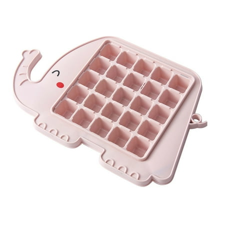 

HXAZGSJA Cute Colorful 25 Cavity Cartoon Animals Silicone Grids Chocolate Mold Ice Tray Mould For Kitchen Tools(Pink Elephant)