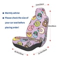 thumbnail image 3 of Fotbe Cute Donuts Funda para Asiento de Auto con Estampado – Impermeable y Antisudor – Ajuste Universal, Lavable a Máquina, Antideslizante (1 Pieza), 3 of 5