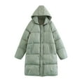 thumbnail image 2 of Vedolay Women's Coat Casual Winter Workwear Solid Jacket Coat Green,M, 2 of 5