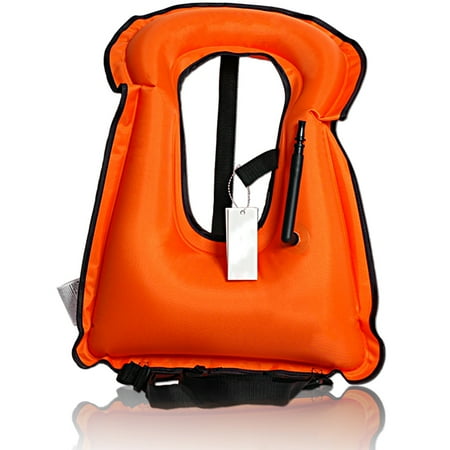 Inflatable Life-vest Bright-coloured Portable Safety Lifejacket