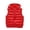 Red, variant on SHUNSUI Kids Hooded Vest Ears Design Winter Sleeveless Coat Outerwear Boys Girls Size 2-3 Years