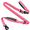 Pink, variant on Pink Tactical Heavy Duty Dog Leash, 4-6FT Strong Bungee Dog Leashes with Frog Clip & Car Seatbelt, Reflective Walking Lead with 2 Handles for Medium Large Dogs