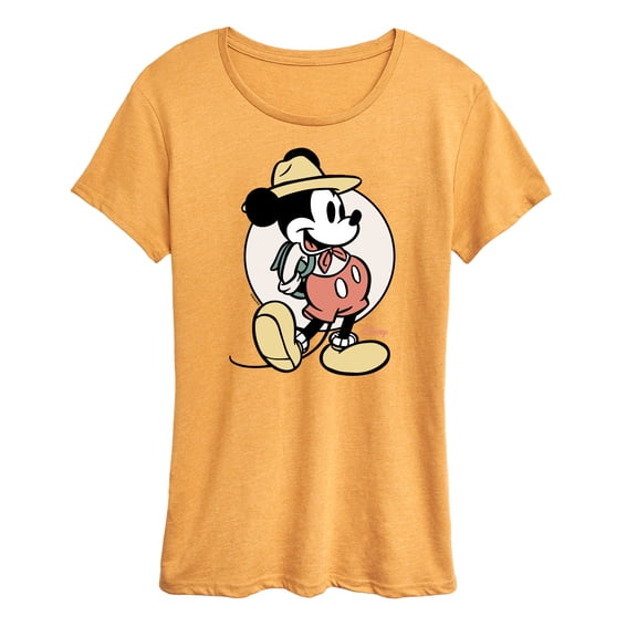 Disney - Mickey Mouse - Explorer Mickey - Women's Short Sleeve Graphic T-Shirt