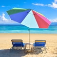 thumbnail image 2 of Yescom 9' Universal Replacement Umbrella Canopy Top Rainbow Outdoor Patio Beach Cover, 2 of 9