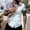 02 Purple, variant on YueHuiYing Men's Collared Tie-Dye Figure Print Short-Sleeve Button-Down Shirt Lightweight Breathable Casual Streetwear Daily Vacation Wear