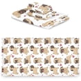 thumbnail image 2 of 3 Piece Bath Towel Set, Soft Bathroom Towels Funny Cartoon Dogs Pugs Puppies Towels Fashion Print Quality Towels (Set of 3, 1 Bath Towel, 1 Hand Towel & 1 Washcloth) Washcloth Gift, 2 of 7
