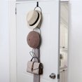 thumbnail image 4 of Paquete de 10 Sombrero Multifuncional de Hierro Forjado Gancho Perchero de Pared Perchero Bolsa Sin Taladro 15x14x9cm Organizador de ropa sin punzón sin costuras, 4 of 6