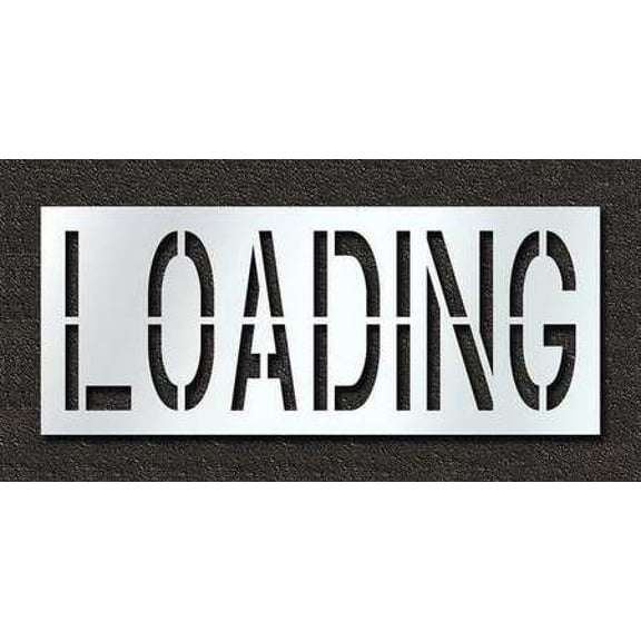 RAE STL-116-72412 Pavement Stencil,Loading,24 in