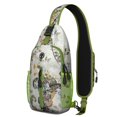 thumbnail image 1 of Patterned Mandala Sling Backpack – Exotic Boho Floral Crossbody Daypack, Lightweight Anti-Theft Travel Bag with Adjustable Strap & Multiple Compartments, 1 of 6