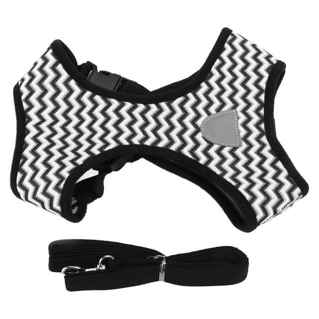 Reflective Pet Vest, Pet Harness Breathable Polyester Reflective With Traction Rope For Cats For Small And Medium Sized Dogs Blue,White
