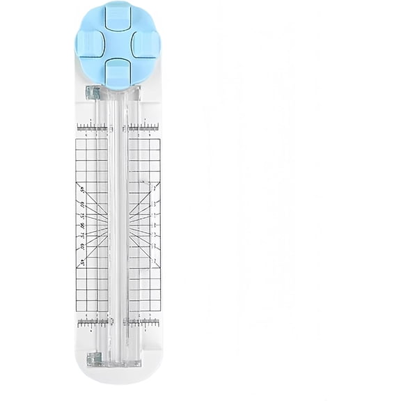 4-in-1 Multi-Function Paper Trimmer, Bidirectional Papers Trimmer Equipped with Straight, Wavy, Perforation and Crease Blade, 4 in 1 Paper Cutter for Daily Manual and Office Use