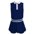 thumbnail image 2 of Kids Girls Casual Golf Sets, Sleeveless Vest Tops and Pleated Skirt With Underwear, Set for Golf Sportswear, 2 of 7