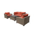 thumbnail image 4 of TK Classics Monterey Wicker 5 Piece Patio Conversation Set with Club Chair and 2 Sets of Cushion Covers, 4 of 8
