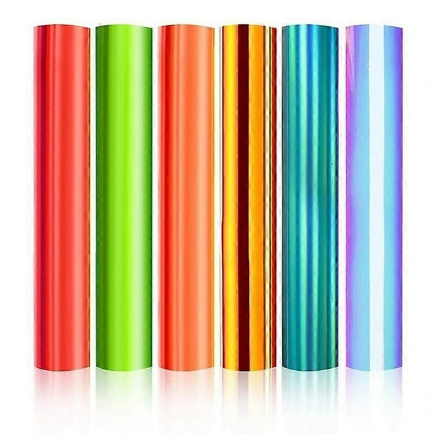 Chrome Gold Adhesive Craft Vinyl Holographic Vinyl Permanent Vinyl 12 Inch X 12 Inch For Cameo Chrome Red