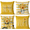 Floral, variant on Summer Spring Pillow Covers 18x18 Set of 4, Sunflower Decor Outdoor Pillows Cover, Sunshine Black Plaid for Farmhouse Sofa Couch Indoor Home Throw Case(No Insert)