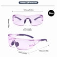 thumbnail image 5 of Lerpwige Shatterproof PC Protective Glasses Safety Glasses For Ridings Sport And Workplace, 5 of 19