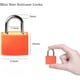 thumbnail image 2 of Candado para maleta con llaves, candados para equipaje pequeños para viajes, gimnasio, casilleros, maletas de vacaciones, juego de 2, naranja, 2 of 4