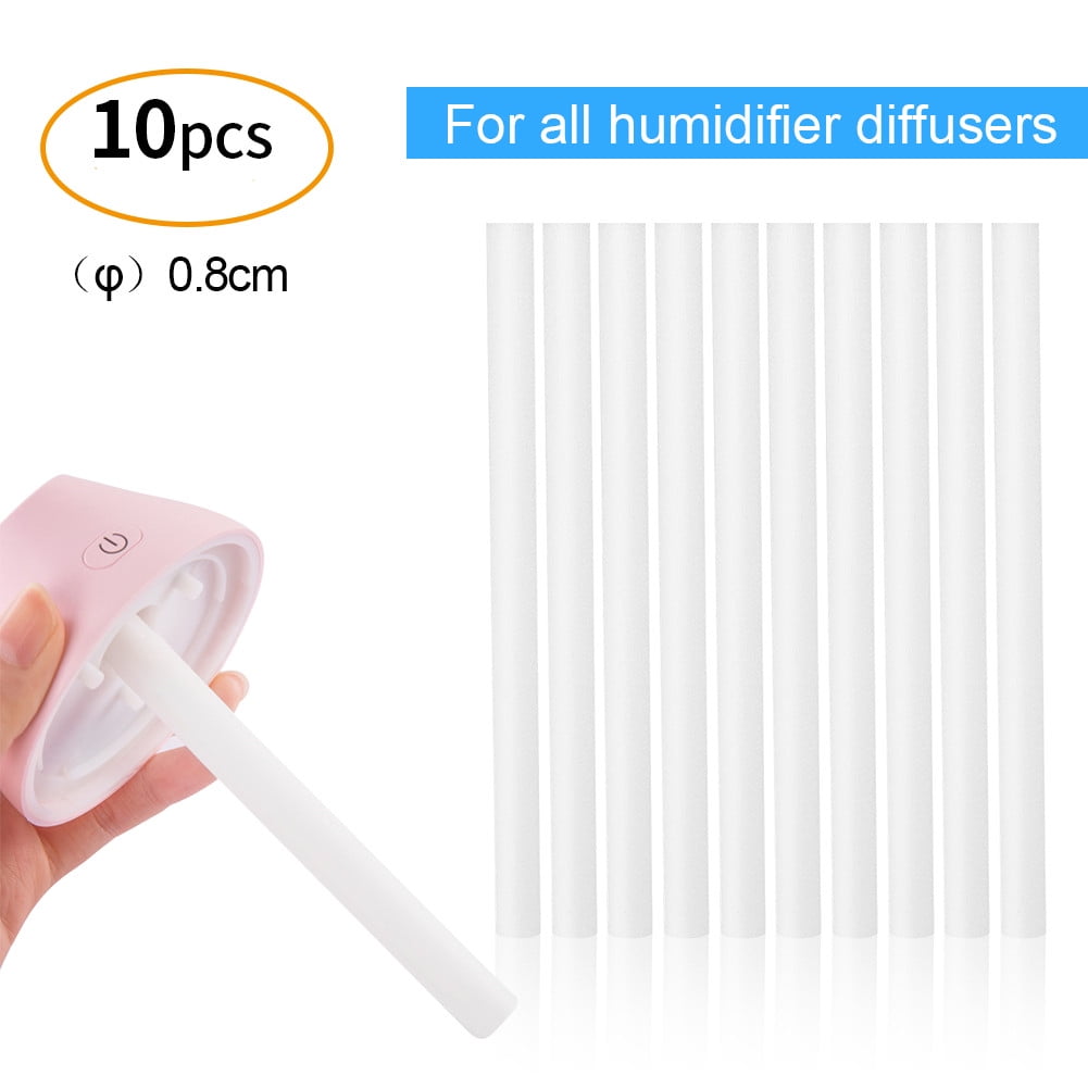 HERCHR Humidifier Cotton Stick, 10 Packs Mini Portable Personal USB
