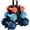 Blue/Red, variant on HolaHatha Neoprene Dumbbell Weights Set w/Rack, Home Gym Equipment - Portable Weighted Exercise Dumbbells for Fitness, Training, and Lifting Workouts