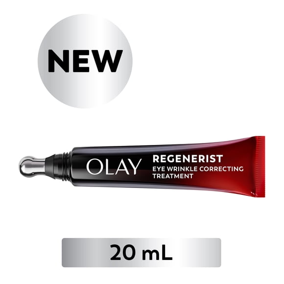 Olay Regenerist Under Eye Correcting Cream Roller, Eye Wrinkle Cream, Wrinkle Repair, Anti-Aging Treatment Serum, Anti-Wrinkle, Eye Bags Treatment Instant Results, Hexa-Repair Peptide & Bakuchiol, 20g
