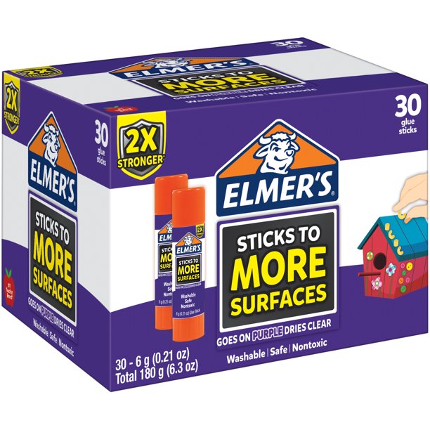 Elmers Extra Strength Glue Sticks 30/Pkg.21oz Each