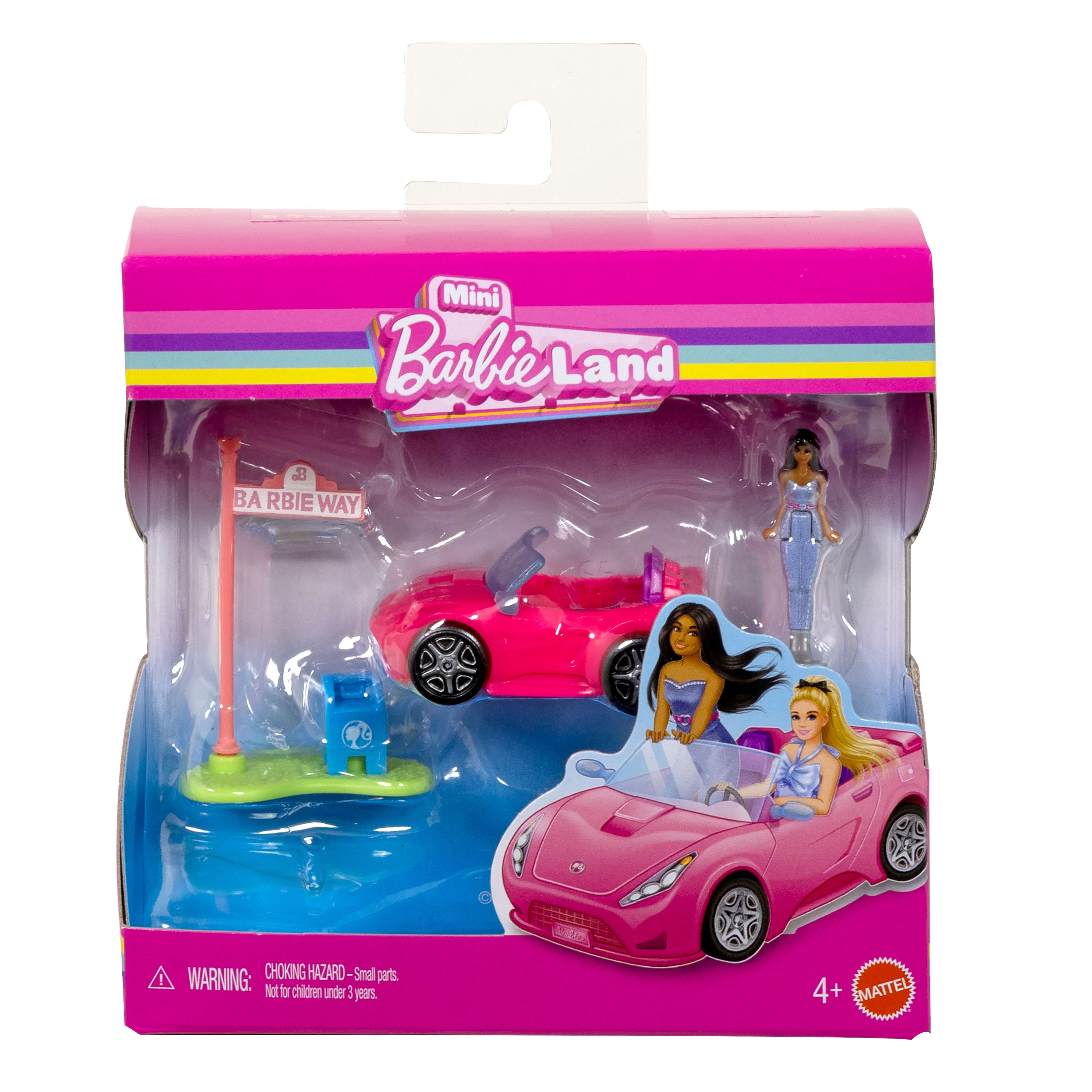 Barbie Mini Barbie Land Collectible Playsets with 1.5-Inch Doll and Interactive Play Areas for Storytelling Fun