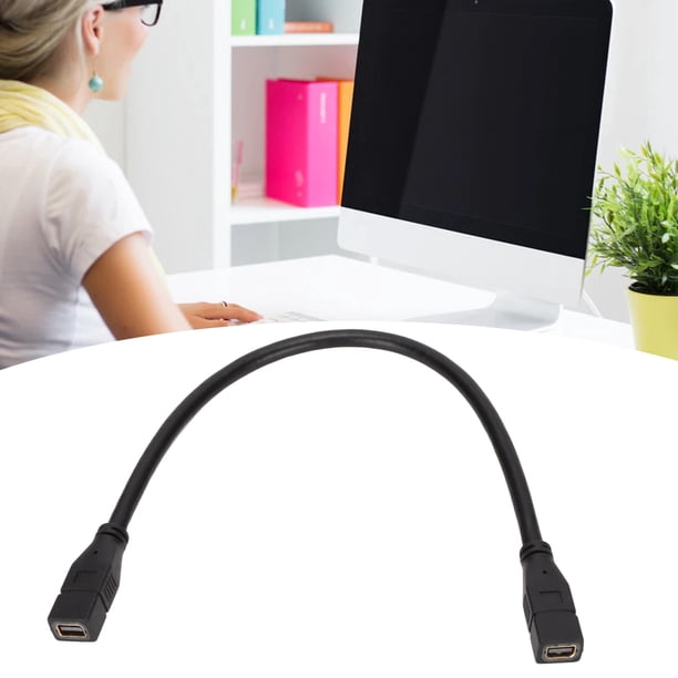 A Mini Cable 0, MiniDP Hembra A Hembra Cable De Extensión De Prueba Mini DisplayPort Cable Para Computadora
