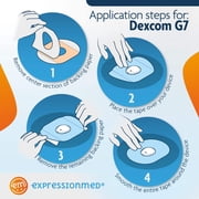 White Dexcom G7 Tape
