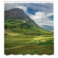 thumbnail image 2 of Ambesonne Scotland Shower Curtain, Footpath into the Highland, 69"Wx75"L, Multicolor, 2 of 4