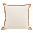 thumbnail image 2 of Fennco Styles Home Décor Sea-Inspired Space Decorative Down Filled 100% Cotton Throw Pillow - 20" Square (Sea Shell), 2 of 2