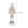 thumbnail image 6 of 3 Pcs Decor Xmas Nutcrackers Xmas Tree Nutcracker Soldier Pendant Mini Christmas Wood, 6 of 6