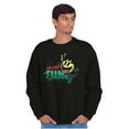 thumbnail image 4 of PACMAN Spooky Halloween Ghostly Fun Sweatshirt for Men or Women Brisco Brands S, 4 of 6