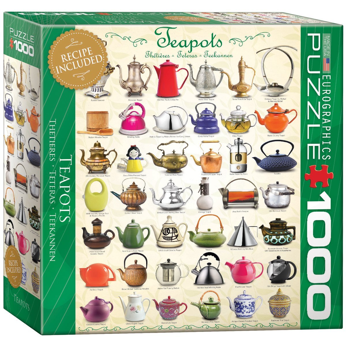 EuroGraphics Teapots 1000Piece Puzzle
