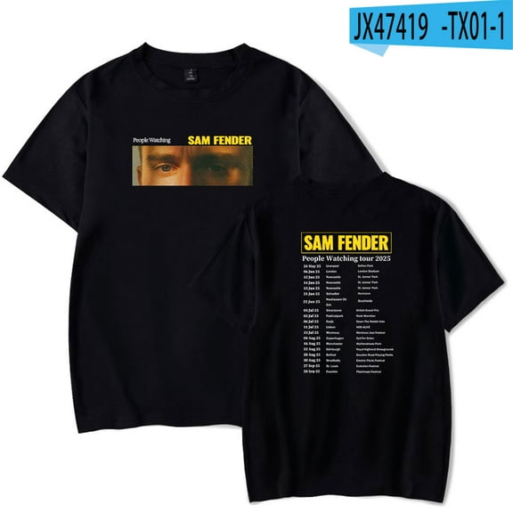 Sam Fender T-shirt Women Man Casual New Fashion Summer Short Sleeved Tee Clothing