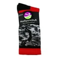 thumbnail image 2 of Basketball Socks with Player on Camo Athletic Crew Socks (Red/Black Camo, Large), 2 of 2