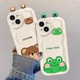 thumbnail image 5 of Funda para Xiaomi Redmi Note 12 4G 9 8 11 10 12 13 Pro Plus 12S Redmi 13C 12C 9C 10C 9A 9 10 A1 A2 Plus Shell 3D Frog Eyes, 5 of 5