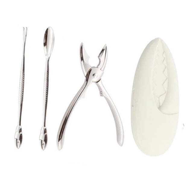 Juego de 4 herramientas para mariscos perfecl abridor de nueces profesional