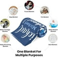 thumbnail image 6 of Custom Blanket with Name, Personalized Name Blanket for Baby Kids Adult, Customized Flannel Throw Blanket Gift for Christmas Birthday Valentines…, 6 of 6
