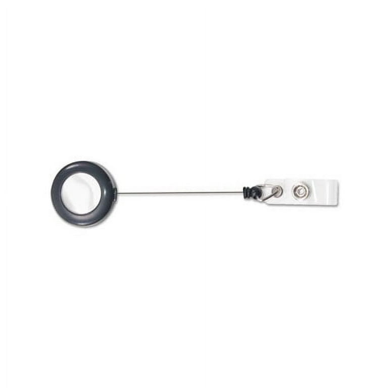 Deluxe Retractable ID Reel with Badge Holder, 24 Deluxe Retractable ID Reel with Badge Holder, 24