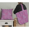 thumbnail image 5 of Soimoi Brush Stroke Print,Cotton Cambric, Quilting Fabric Sold by The Yard 42 Inch Wide, Medium Weight Cotton Fabric, SewingSupplies,Pink & Purple, 5 of 6